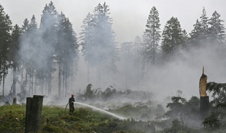 Brand im Hohen Venn: Behörden warnen vor Betreten des Gebiets