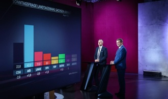 ''Ich labere nicht'': Schulze und Siegmund liefern sich in Sachsen-Anhalt Rededuell