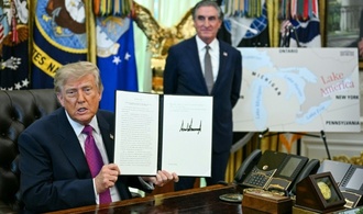 Weitere Provokation im Handelsstreit mit Kanada: Trump benennt Ontariosee in Lake America