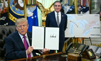 Weitere Provokation im Handelsstreit mit Kanada: Trump benennt Ontariosee in Lake America