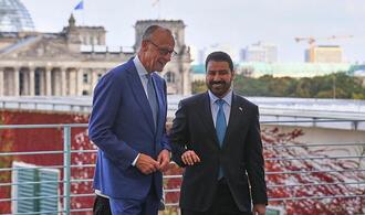 Merz und al-Zaidi wollen engere wirtschaftliche Zusammenarbeit