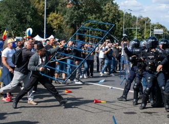 Verletzte bei Auseinandersetzungen zwischen Demonstranten und Polizei in Rumänien