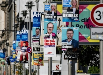 Spitzenkandidaten für Abgeordnetenhauswahl in Berlin stellen sich Bürgerfragen