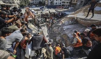 Zivilschutz: 20 Tote und dutzende Vermisste bei Einsturz von Gebäude im Gazastreifen
