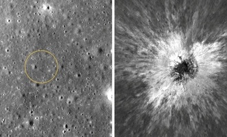 Nasa-Forscher entdecken kürzlich entstandenen neuen riesigen Mondkrater