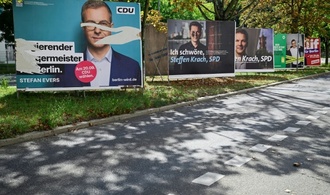 Berlin wählt neues Abgeordnetenhaus - CDU und Linkspartei ringen um Sieg