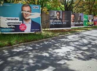 Berlin wählt neues Abgeordnetenhaus - CDU und Linkspartei ringen um Sieg