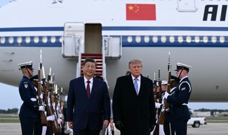 Xi persönlich von Trump zu Staatsbesuch empfangen - Aufruf zu ''Partnerschaft''