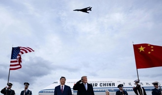 Trump postete höchstwahrscheinlich KI-retuschiertes Bild von Xis Staatsbesuch