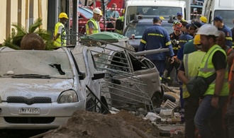 Explosion in Haus nahe Akropolis in Athen: Ein Todesopfer aus Trümmern geborgen