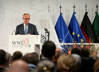 Friedenspreis für Nato: Merz warnt vor Spaltung durch Russland und ''Parolen der AfD''
