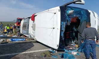 Mindestens elf Tote bei Busunglück in der Türkei