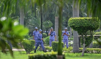 ''Kakerlaken''-Proteste: Indische Behörden schließen zentralen Park in Neu Delhi