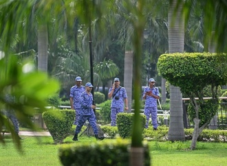 ''Kakerlaken''-Proteste: Indische Behörden schließen zentralen Park in Neu Delhi