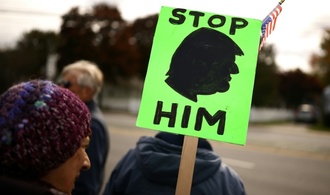 Landesweite Anti-Trump-Proteste vor wichtigen US-Kongresswahlen