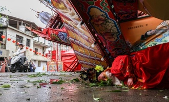 Zehntausende in Taiwan nach Durchzug von Taifun ''Champi'' ohne Strom