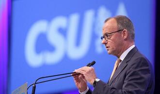 CSU-Parteitag: Merz ruft Union zu Geschlossenheit auf