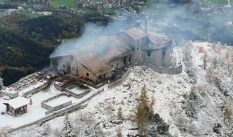 Brand in Kehlsteinhaus an Obersalzberg seit Samstagabend abgelöscht