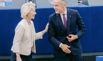EU-Spitzen zu Gipfeltreffen in Kanada